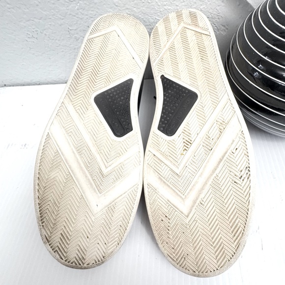 Tory Burch Howell Court Women Black Leather Lace Up Sneakers Shoes Size 10 - Picture 8 of 12